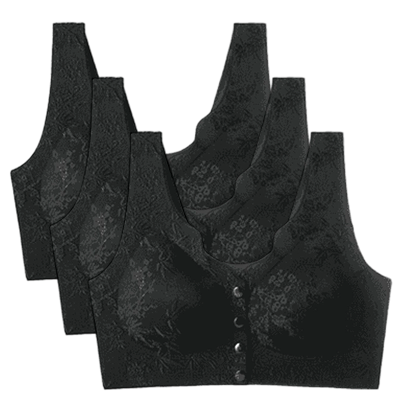 Comfort Front-Clasp & Wire-Free Seamless Bra