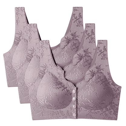Comfort Front-Clasp & Wire-Free Seamless Bra