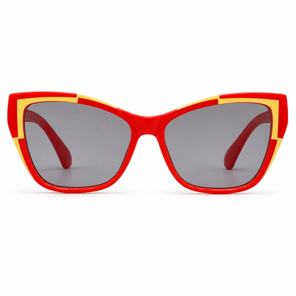 😎Cyberpunk Cat Eye Blue Light Blocking Glasses for Women Trendy Photochromic Clear Lens Eyeglasses