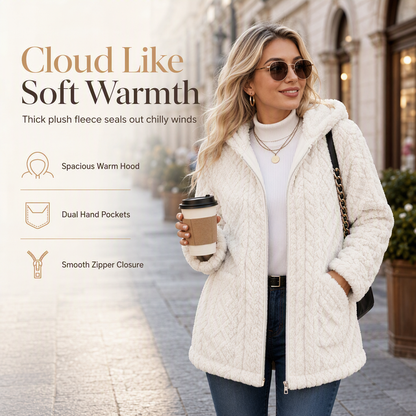☁️ Cloud-Soft Comfort, Easy Layering | Women's Casual Plush Solid Color Cardigan