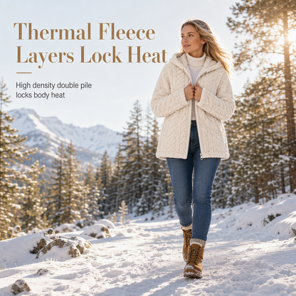 ☁️ Cloud-Soft Comfort, Easy Layering | Women's Casual Plush Solid Color Cardigan