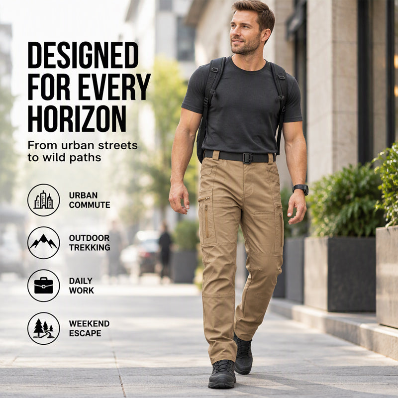👖 Streamlined Fit, Hands-Free Utility | Men's Outdoor Slim Fit Tactical Cargo Pants