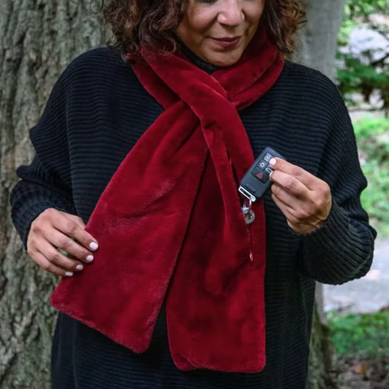 Cozy Scarf with Hidden Pocket