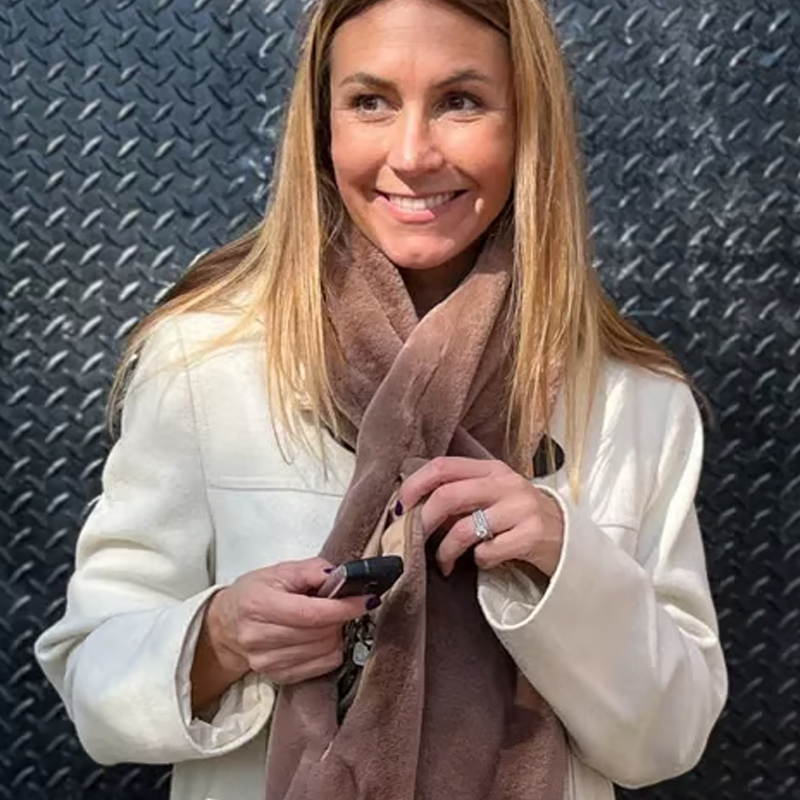 Cozy Scarf with Hidden Pocket