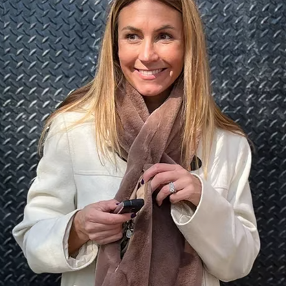 Cozy Scarf with Hidden Pocket