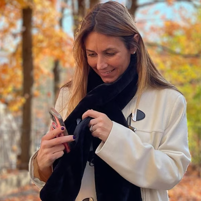 Cozy Scarf with Hidden Pocket