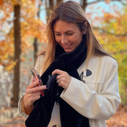 Cozy Scarf with Hidden Pocket