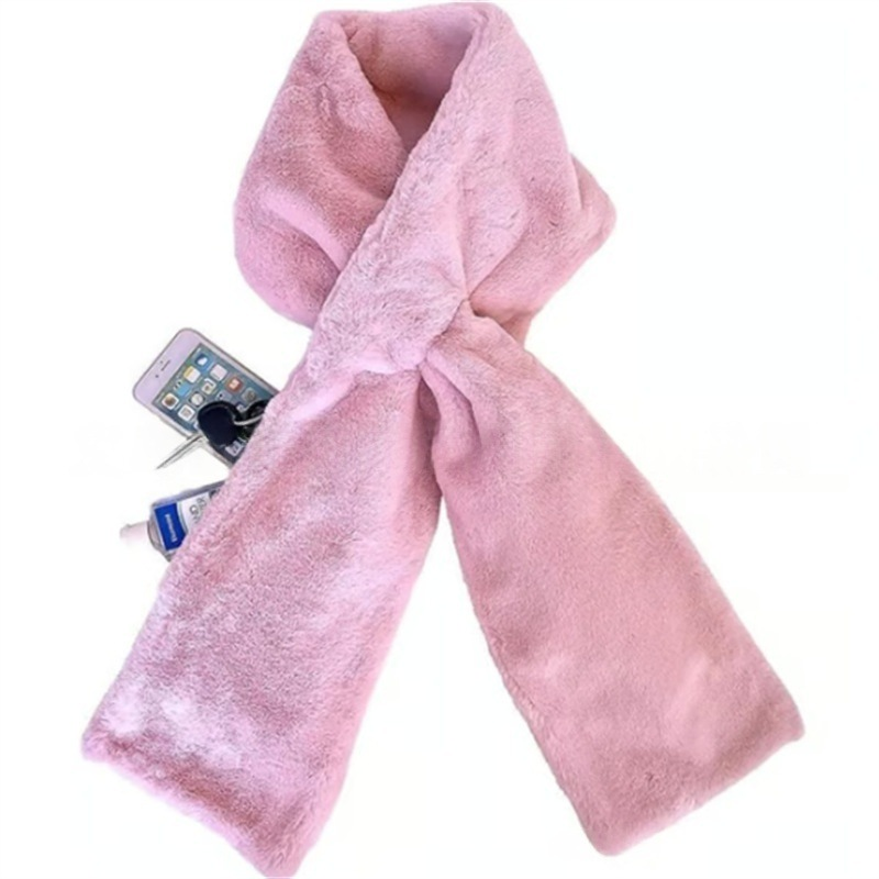 Cozy Scarf with Hidden Pocket