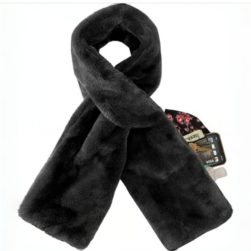 Cozy Scarf with Hidden Pocket