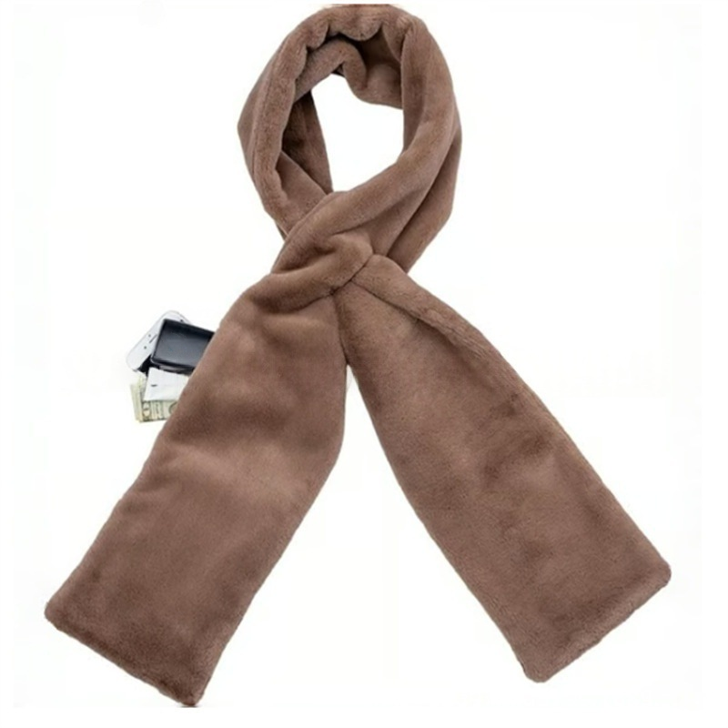Cozy Scarf with Hidden Pocket