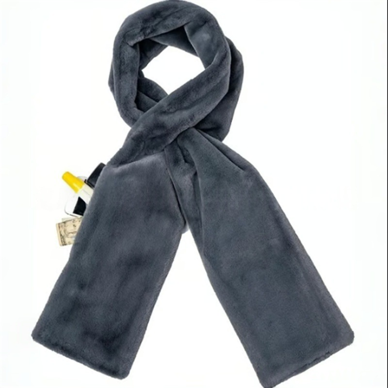 Cozy Scarf with Hidden Pocket
