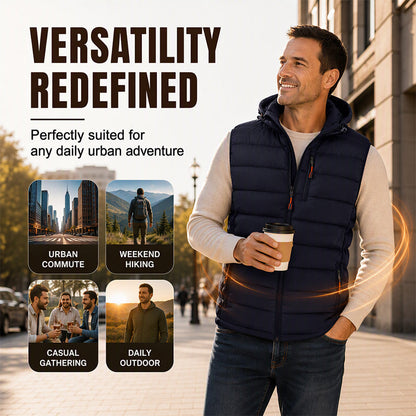 Men's Winter Thermal Hooded Vest🌲