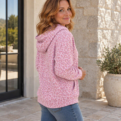 🐆 Eye-Catching Print, Easy Everyday Comfort | Women's Casual Leopard Print Sweatshirt