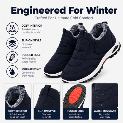 ❄️ Toasty Warmth, Easy On/Off | Unisex Winter Warm Slip-On Snow Shoes