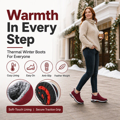 ❄️ Toasty Warmth, Easy On/Off | Unisex Winter Warm Slip-On Snow Shoes