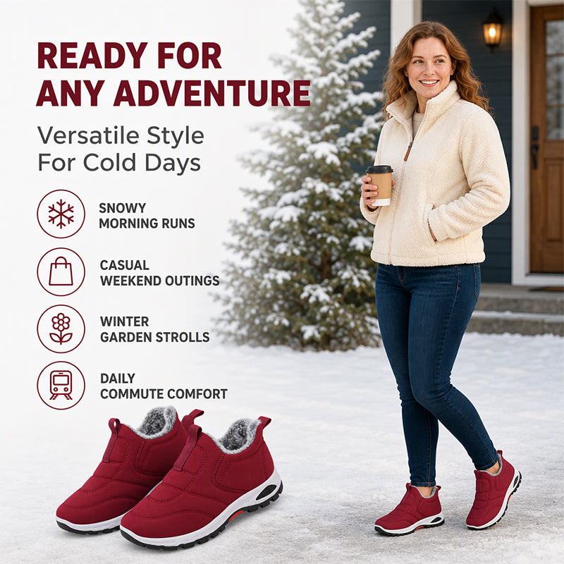 ❄️ Toasty Warmth, Easy On/Off | Unisex Winter Warm Slip-On Snow Shoes