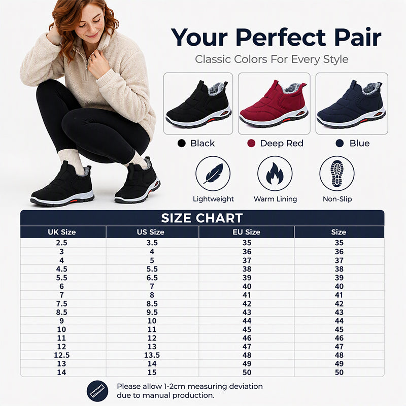 ❄️ Toasty Warmth, Easy On/Off | Unisex Winter Warm Slip-On Snow Shoes