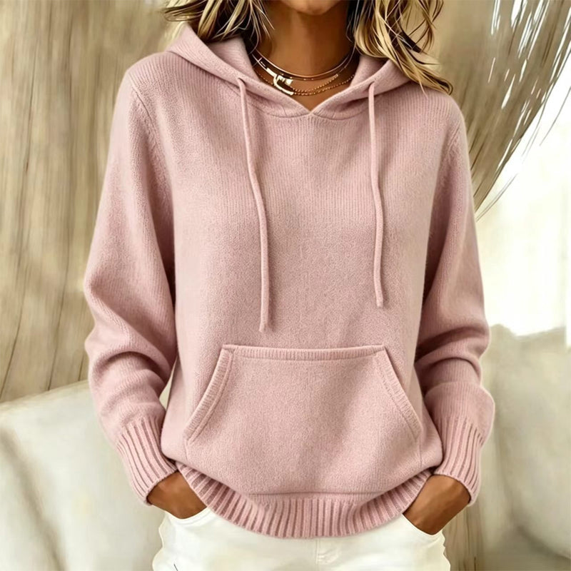 Women's Casual Hooded Knitted Sweater