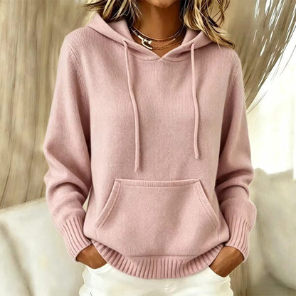 Women's Casual Hooded Knitted Sweater